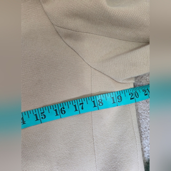 ARTICO MILANO  Cream Cotton Lightweight Coat. Size M-L - Picture 11 of 13